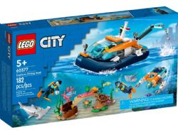 LEGO CITY - LE BATEAU D'EXPLORATION SOUS-MARINE #60377